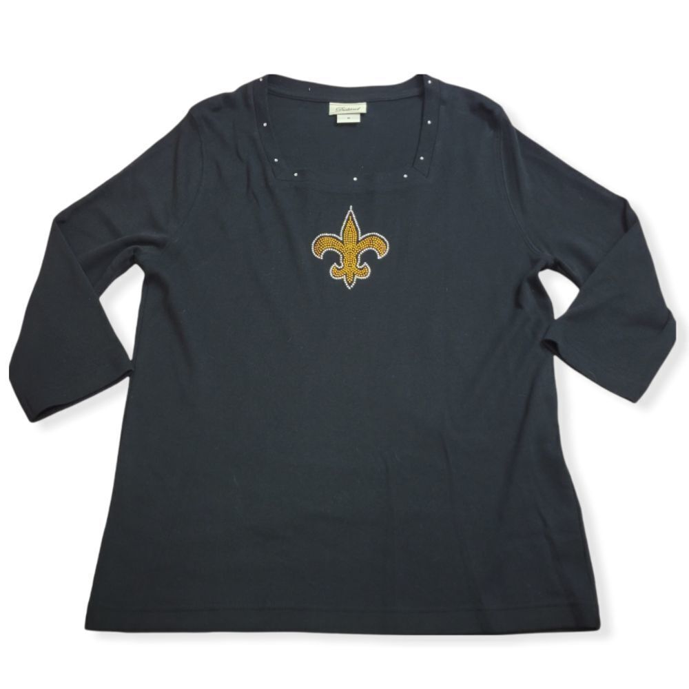 Distinct Fluer-de-lis blouse M